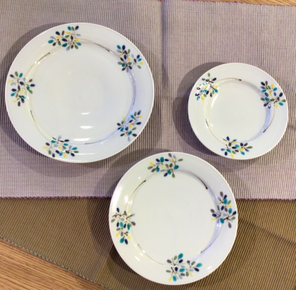 徳永遊心の色絵彩梢ならべ