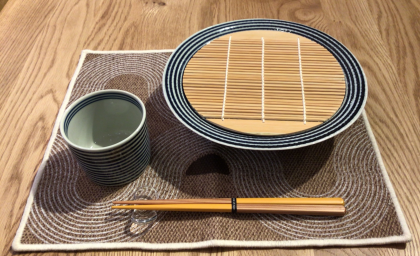雅竹の磨き竹すだれ