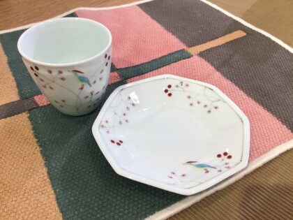 かわいらしい小鳥の和食器☆