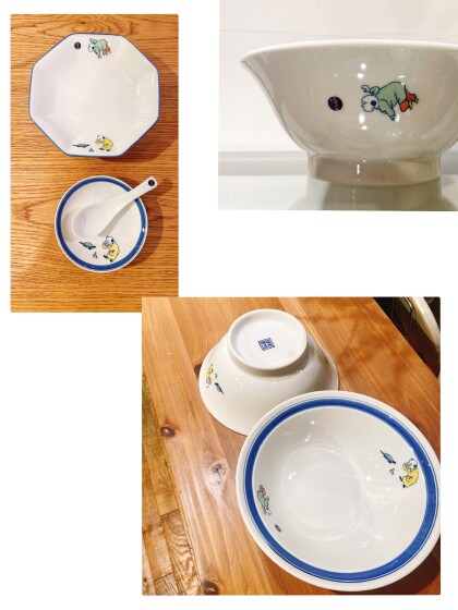 食卓にほほえみと彩りの唐子の器