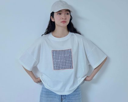 ウキウキ🌟ワクワク、おでかけ日和〜日本の布ぬのTシャツ〜