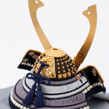 凛と佇む、わが家の五月人形🎏