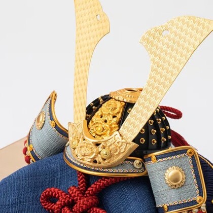 凛と佇む、わが家の五月人形🎏