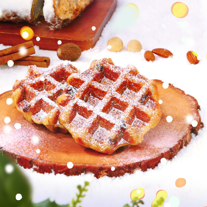 期間限定「シュトーレンワッフル」