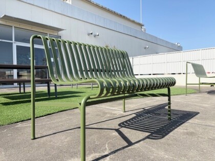 テラス席をリニューアル