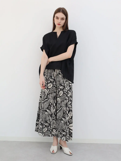 旅行にも大活躍な涼しげパンツ✨