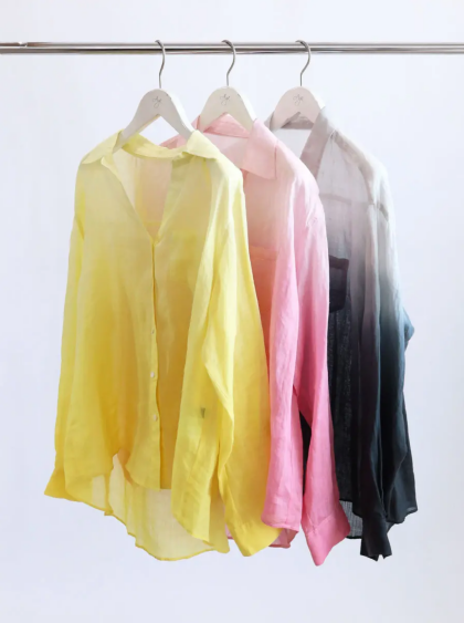 洗えるリネンシャツ！！