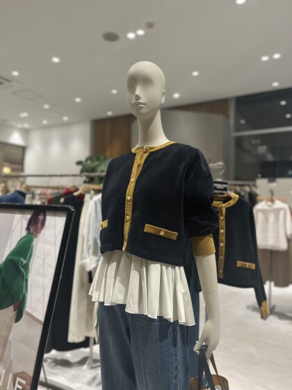 たまプラーザテラス店　限定カラーニットカーディガン発売中