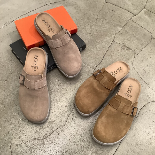 ポルトガル【ACO SHOES】素足でも快適なクロッグシューズ