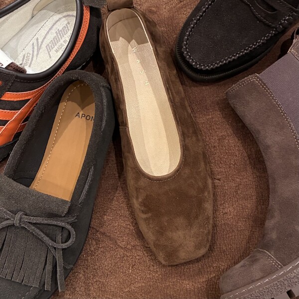 特集≪≪大注目のブラウンスエード！