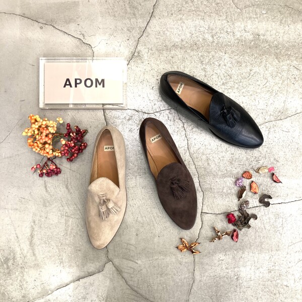 秋の新作イタリアンローファー【APOM】