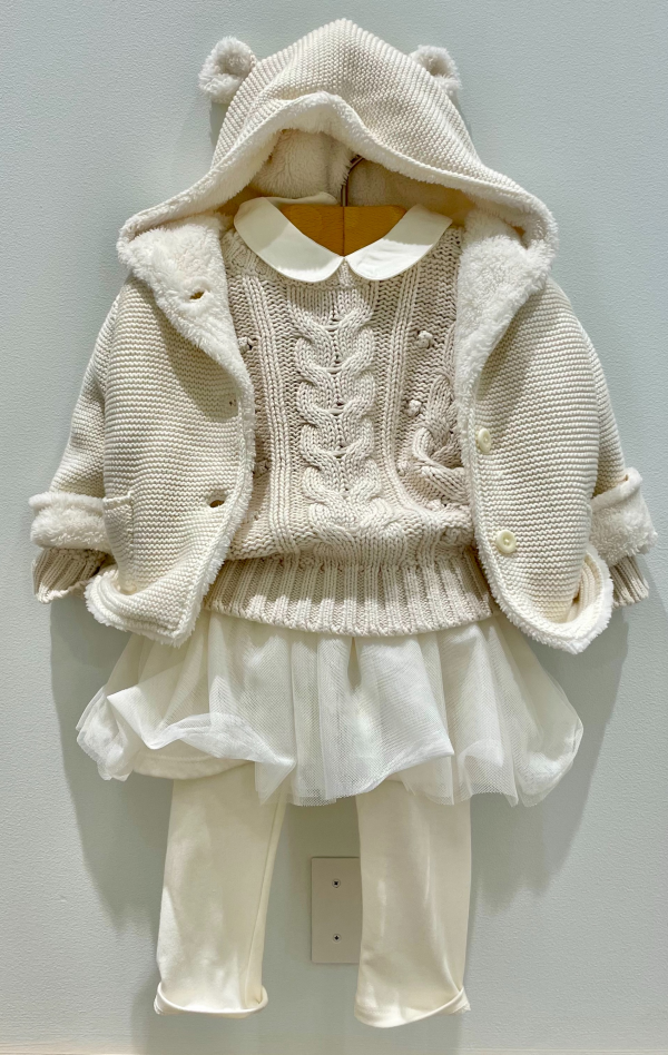 【babyGAP】☆ホワイトモコモココーデ☆