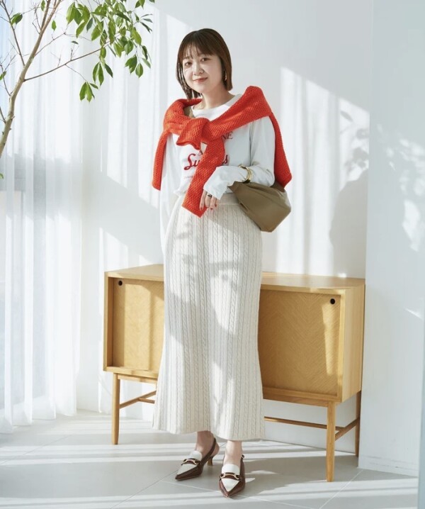 🔻special price🔻今日何着よう，，悩んだ日のstylingはコレ❣️\\ケーブルニットset up//