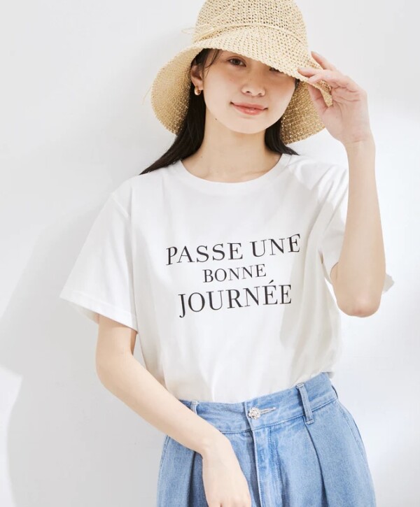 【接触冷感】大人カジュアルな気こなしが楽しめるロゴTが再入荷♡