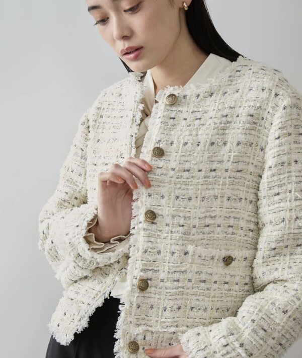 \\入卒園式終わっても着れる//【セレモニー服・定番・ツィードジャケット】