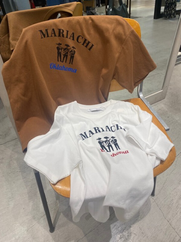 マリアッチプリント　クルーネックTEE