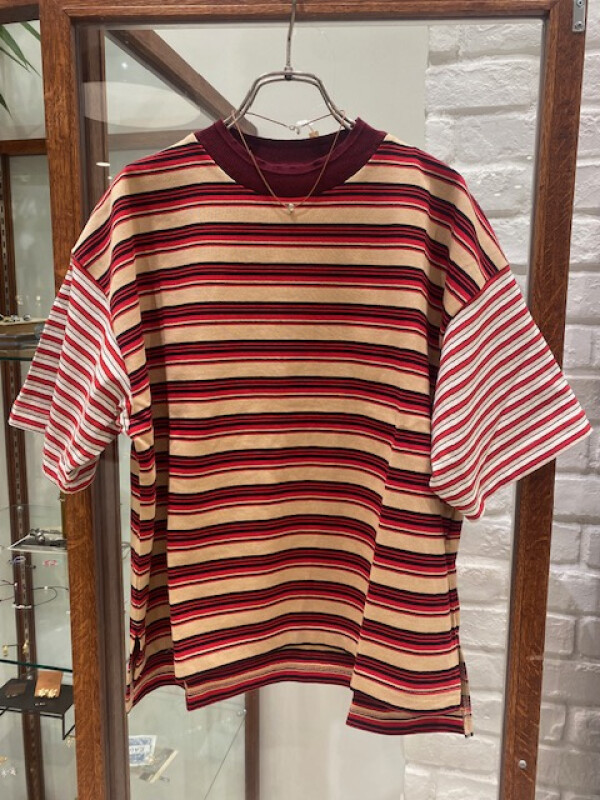 【新商品】ピッチコンビボーダー　モックネックP/O