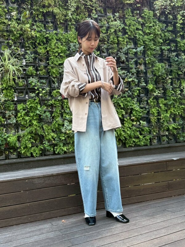 【NEW】ダメージデニム　ワイドテーパード