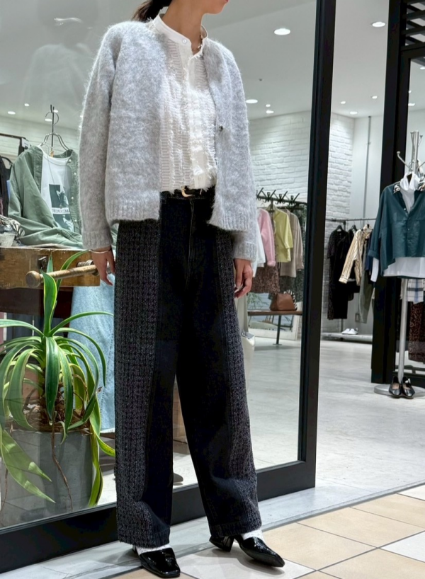 【NEW】JQドッキングデニム　コクーンワイドパンツ