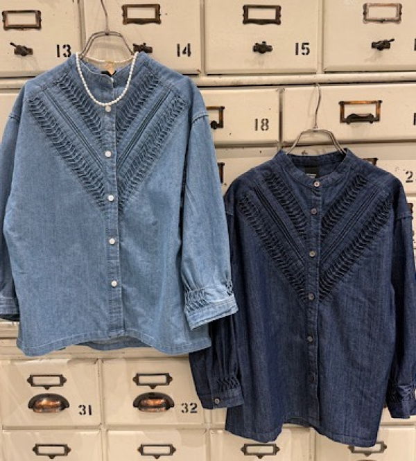 ［NEW］ねじりピンタックシャツのご紹介