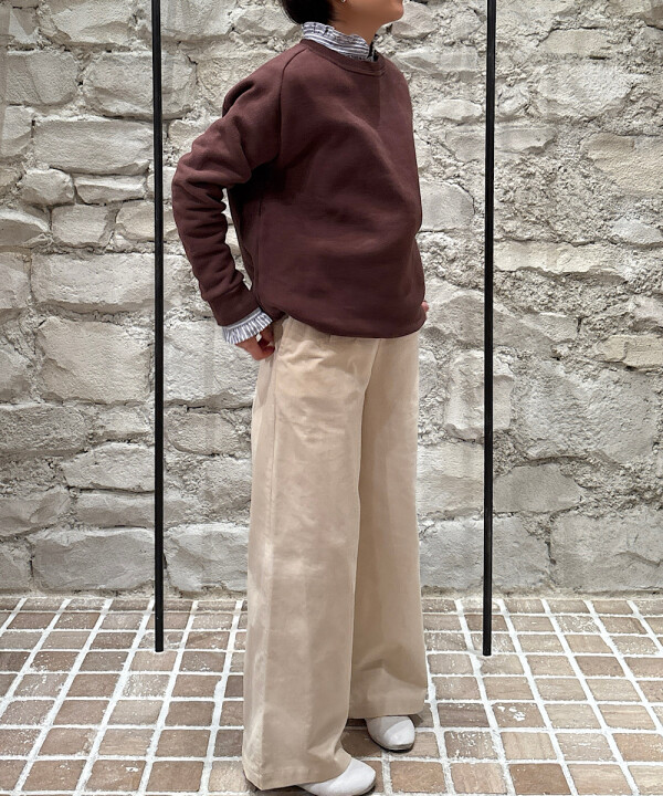 リムホーム freedom sleeve sweat 裏起毛