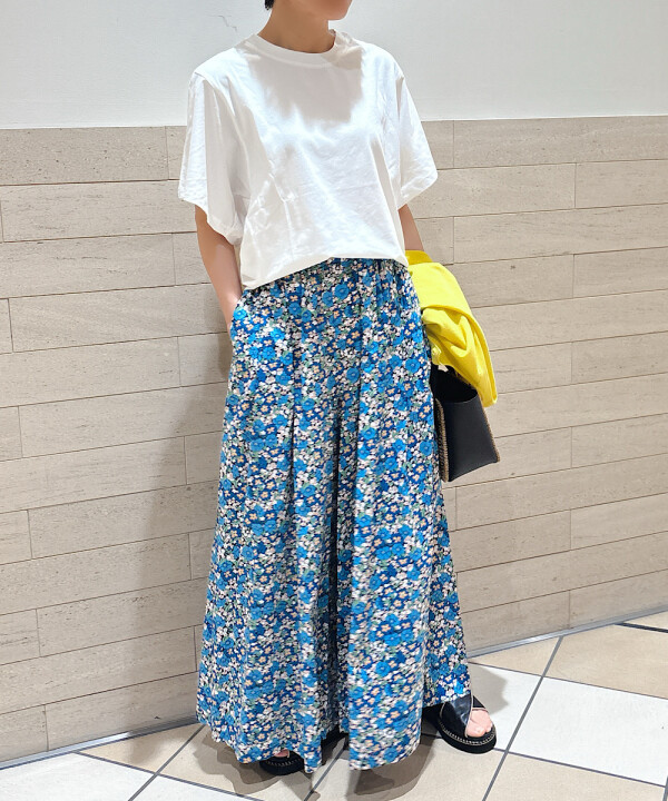 リバティプリントギャザーパンツ