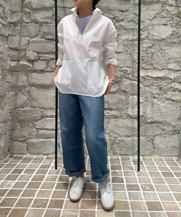 初夏のお出かけにも♪生地感にもこだわったマリンシャツ