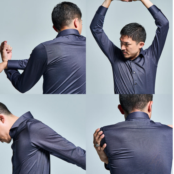 年末年始はお手入れ楽に【ストレッチシャツ】