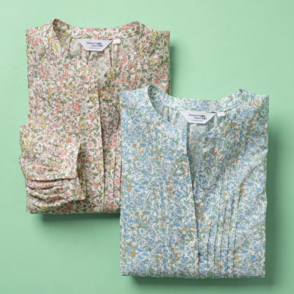 今から春まで☘️ 新作【リバティブラウス】