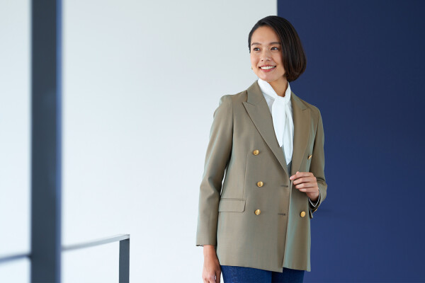 【新作】KAMAKURA SHIRTS WOMEN  2023 Autumn & Winter Collection①　【レディースダブルジャケット】