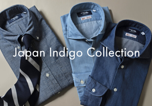 【メンズシャツ】Japan Indigo Collection デニム&シャンブレー①　【かながわPay】