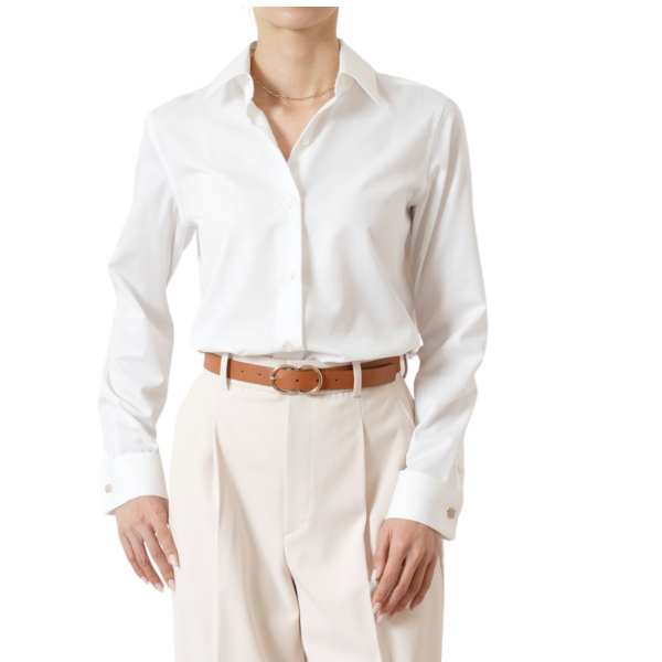 シャツ屋ならでは【女性のダブルカフスシャツ】