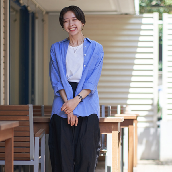 シャツ1枚でお出かけ【easeシャツ】