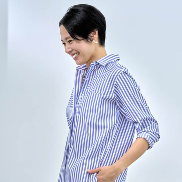 春に【ロンドンストライプシャツ】