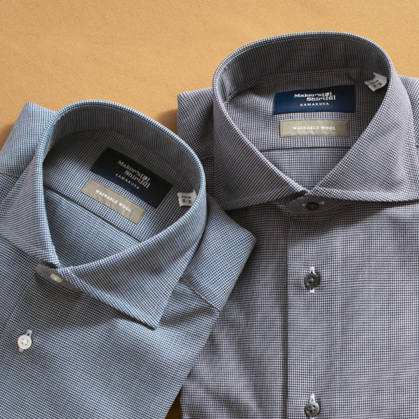 シャツ屋ならではの【WASHBLE WOOLシャツ】