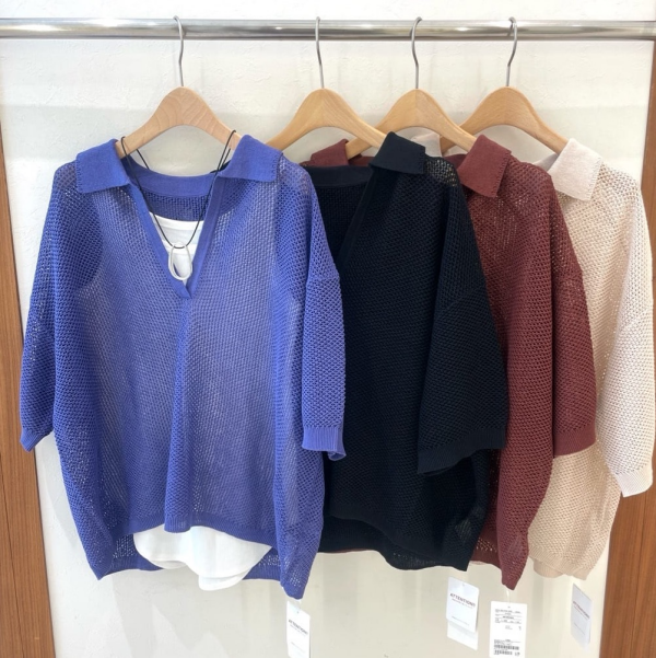大人気メッシュトップス！
