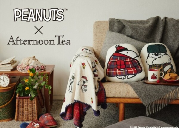 PEANUTS/Afternoon Tea Original Tartans　スヌーピーとオラフが秋冬の装いで登場！