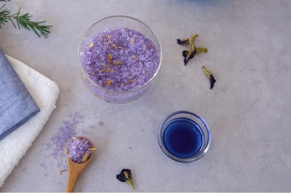 4月ワークショップ「生産地とつながるワークショップ～バタフライピーバスソルト作り」