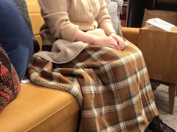 お部屋でぬくぬくBOAブランケット