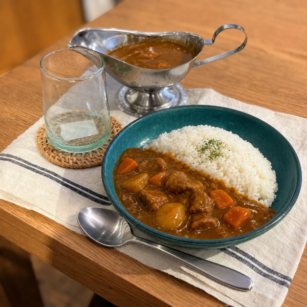 夏のカレー皿