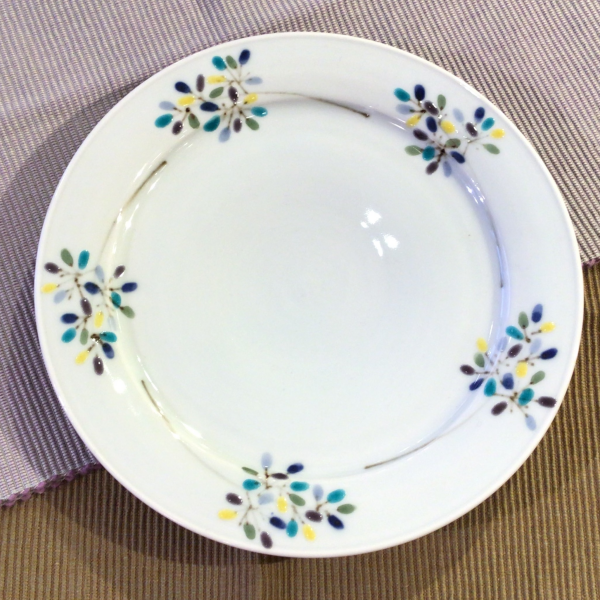 徳永遊心の色絵彩梢ならべ