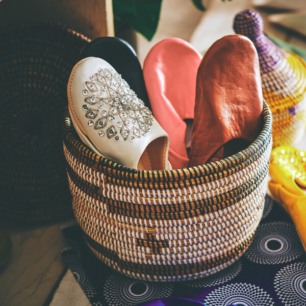 「旅するモロッコ バブーシュと雑貨」開催中！