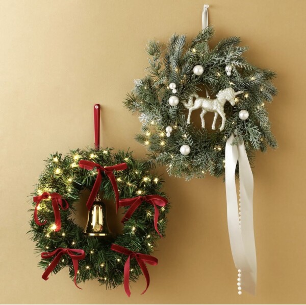 クリスマスデコレーションの定番アイテム🎅可愛いリース💗