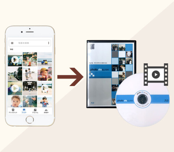 機種変前にもオススメ！スマホのバックアップで動画や写真をDVD、ブルーレイディスクに！「フォトスタ」承り中です