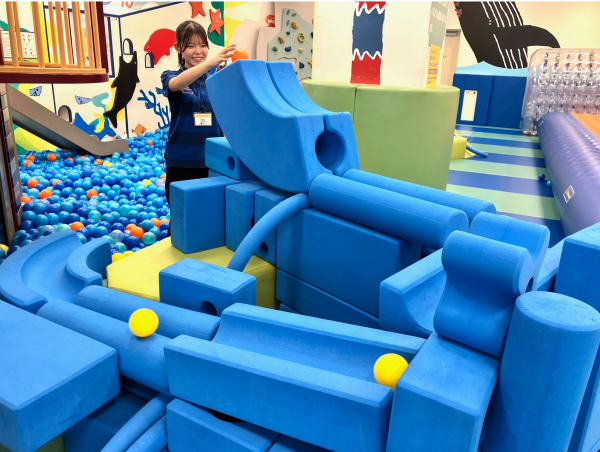 【あそんでみよう！】大きなブロック