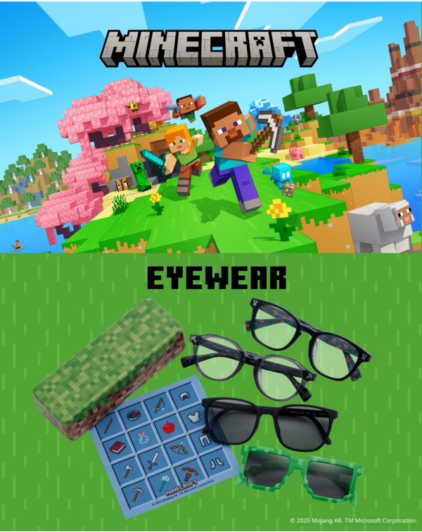 MINECRAFT(マインクラフト) EYEWEAR発売！