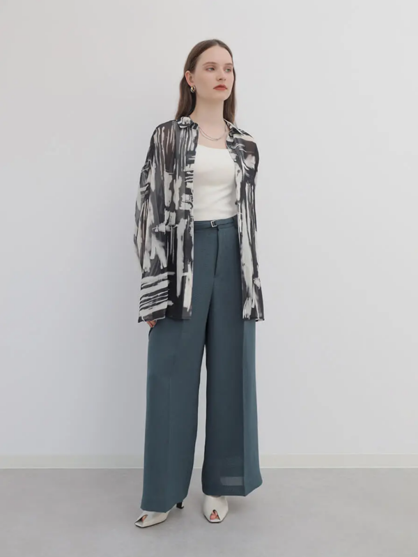大人の柄シャツ✨