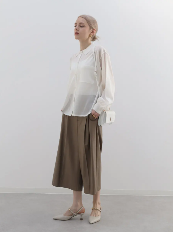 使い方色々！万能シアーシャツ✨