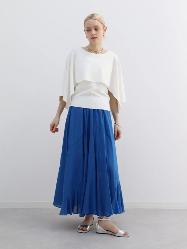 綿100％涼しげフレアスカート✨