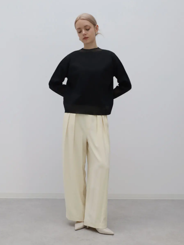 旬のシアー×ニット☘️